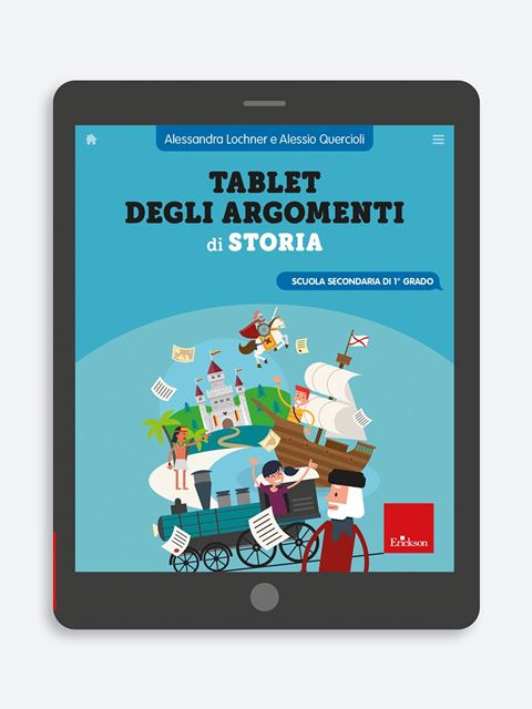 Tablet degli argomenti di storia - Libri di didattica, psicologia, temi sociali e narrativa - Erickson