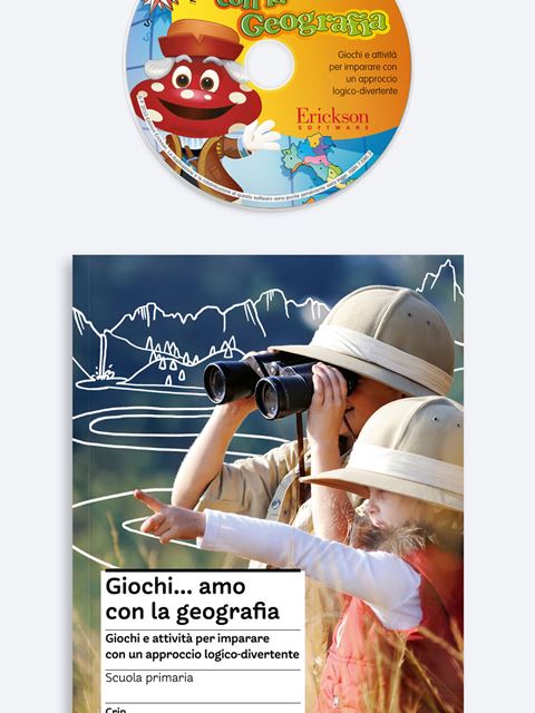 Giochi... amo con la geografia - Scuola primaria (Kit Libro + Software) - Claudio Ripamonti | Libri, Quaderni, Software e Giochi Erickson