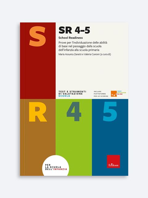 SR 4-5 School Readiness - Test diagnosi autismo, asperger, dislessia e altri DSA - Erickson