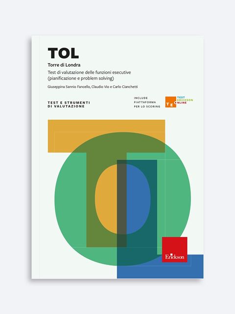 Test TOL - Torre di Londra - Claudio Vio | Libri, manuali e Test DSA Erickson