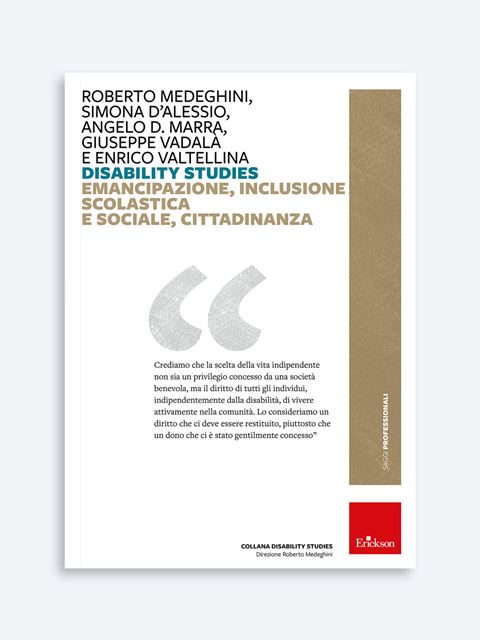Disability Studies - Libri e corsi sulla Disabilità in età adulta - Erickson
