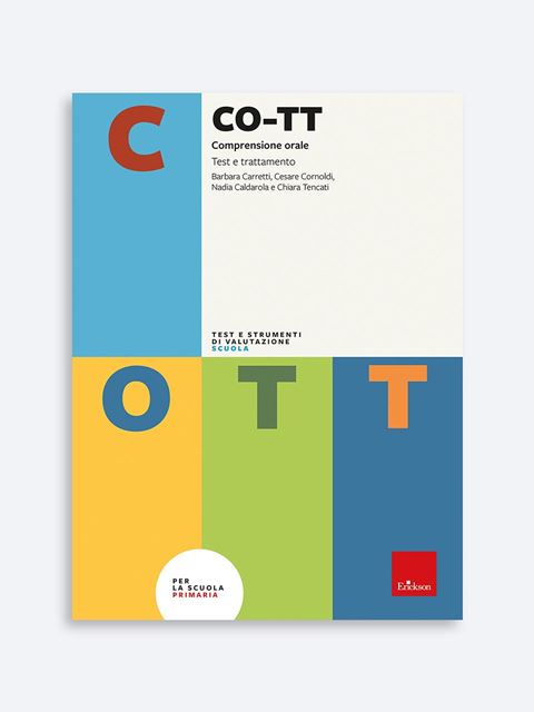 Test CO-TT scuola primaria - Cesare Cornoldi | Libri, Manuali e Test DSA Erickson