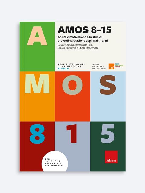 Test AMOS 8-15Test Amos Erickson - valuta le abilità e motivazione allo studio