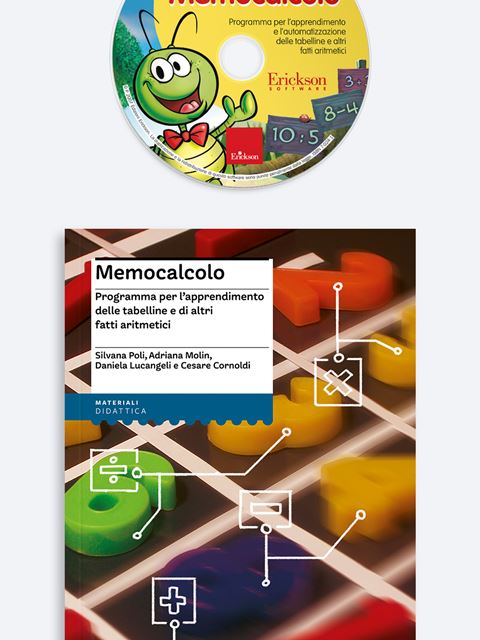 Memocalcolo - Cesare Cornoldi | Libri, Manuali e Test DSA Erickson 3