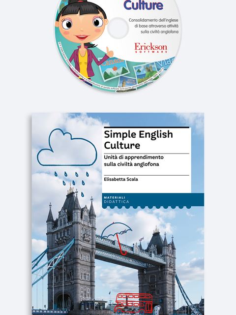 Simple English Culture (Kit Libro + Software) - Libri, Giochi e Software per imparare le lingue straniere Erickson