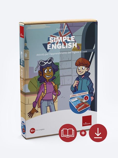 Simple English (Kit Libro + Software) - Libri, Giochi e Software per imparare le lingue straniere Erickson