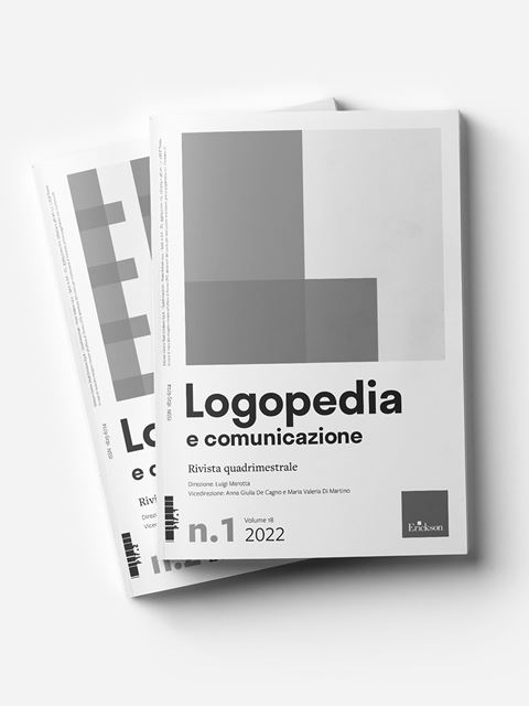 Logopedia e comunicazione - Annata 2022 - Libri e Corsi Metodologia e Linguaggio funzionale Erickson