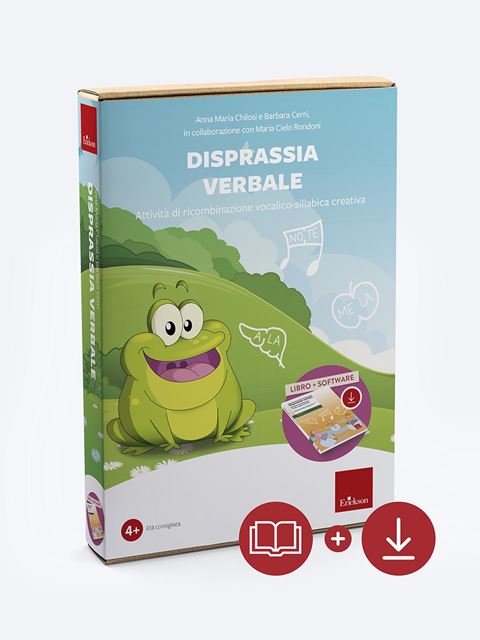 Disprassia verbale (Kit Libro + Software) - Libri, Corsi e Giochi sulla Difficoltà di Linguaggio Erickson
