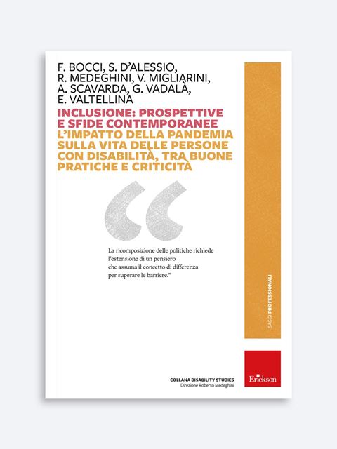 Inclusione: prospettive e sfide contemporanee - Fabio Bocci - Erickson