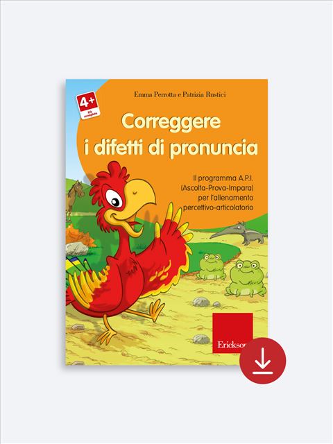 Correggere i difetti di pronuncia (Software) - Emma Perrotta | Libri e Software Erickson