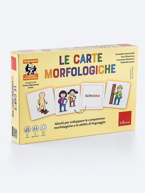 Le carte morfologiche - Giochi logopedici per bambini e ragazzi - Erickson