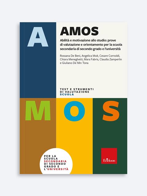 Test AMOS - Cesare Cornoldi | Libri, Manuali e Test DSA Erickson 2