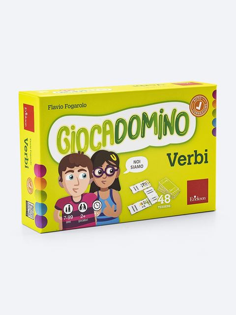 Giocadomino - Verbi - Grammatica e arricchimento lessicale | Libri, giochi, software e strumenti