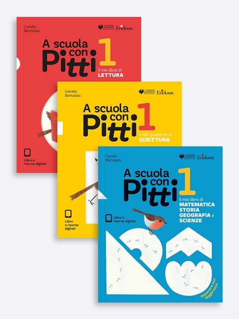 A scuola con Pitti 1 - Metodo Analogico Bortolato: libri per matematica e italiano - Erickson