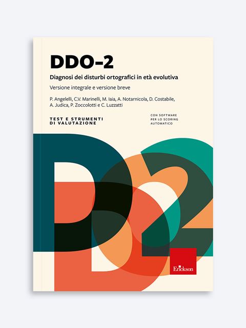 Test DDO-2 - Disortografia: Libri, Esercizi, Strumenti, Giochi e Software