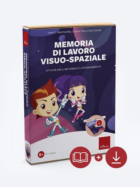 Memoria di lavoro visuo-spaziale - Cristina Toso | Libri Potenziamento Memoria Erickson
