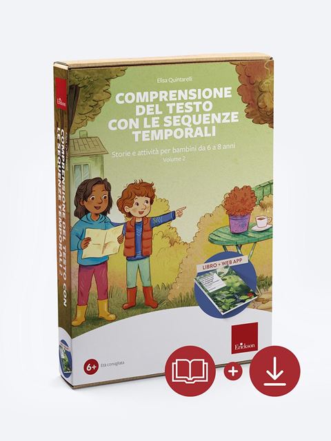 Comprensione del testo con le sequenze temporali - Volume 2 (Kit Libro + Software) - Italiano: libri, guide e materiale didattico per la scuola - Erickson