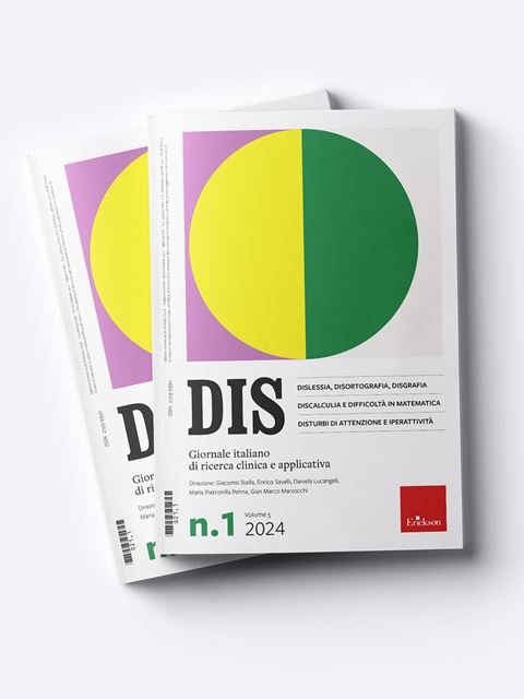 DIS - Dislessia, discalculia e disturbi di attenzi Abbonamento versione cartacea + digitale - Erickson Eshop