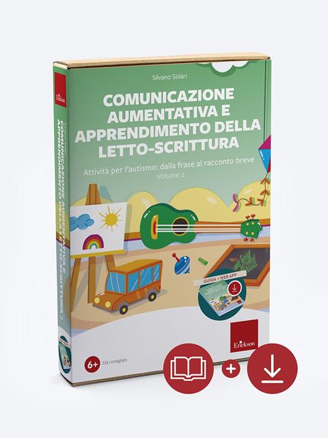 Comunicazione aumentativa e apprendimento della letto-scrittura 2 (Software)Luca, la mamma torna: Storie sociali e CAA | Erickson 2