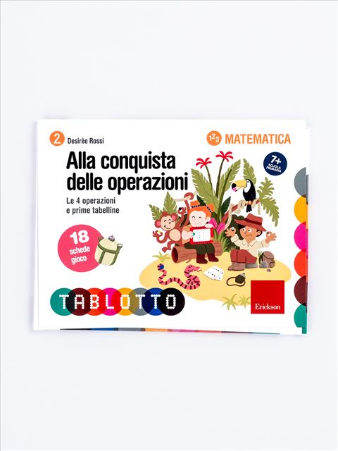 Schede per Tablotto (6-8 anni) - Alla conquista delle operazioniValigetta Ispettrice Numeroni: giochi apprendere la matematica