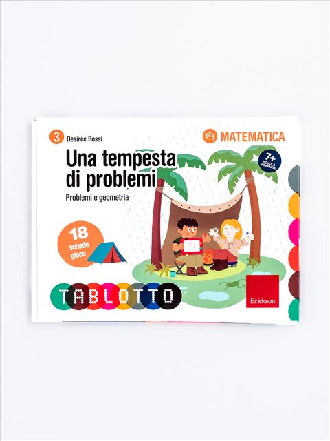 Schede per Tablotto (6-8 anni) - Una tempesta di problemiValigetta Ispettrice Numeroni: giochi apprendere la matematica