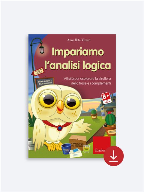Impariamo l'analisi logica (Software)Tablet delle regole di Italiano | Scuola secondaria 2