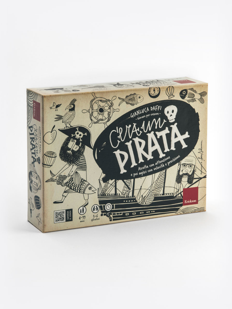 C'era un PirataTitti fritti | Gioco abilità ragionamento, attenzione e di memoria